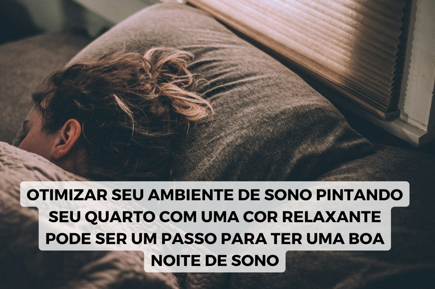 pintar o quarto de uma cor relaxante